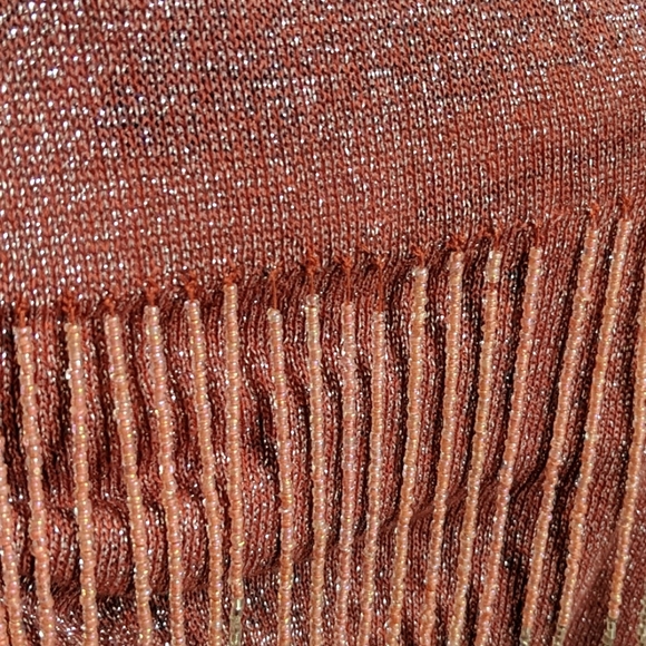 Zara Limited Edition Beaded Fringe Dress Small - Picture 8 of 9